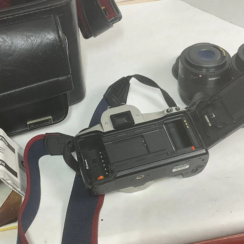 Canon Camera EOS with Lens Accessories And Case